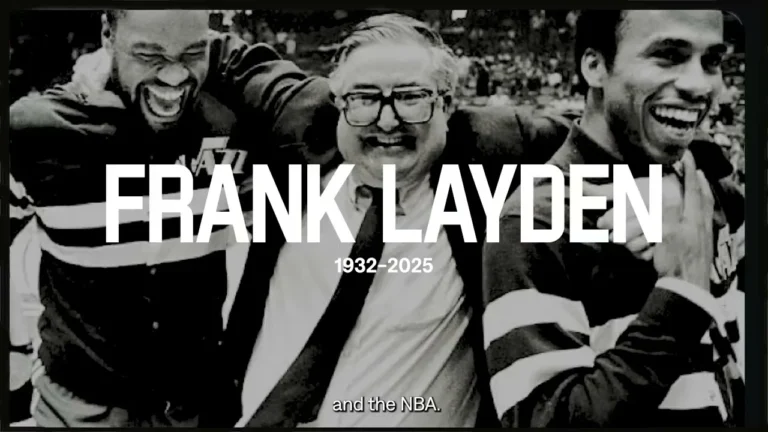 Honoring the LEGEND, FRANK LAYDEN UTAH JAZZ