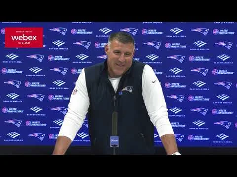 Mike Vrabel: Outside of Winning, I Enjoy Watching Players Improve. Patriots Press Conference