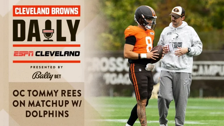 OC Tommy Rees on Matchup w Dolphins Cleveland Browns Daily – 10.16.25