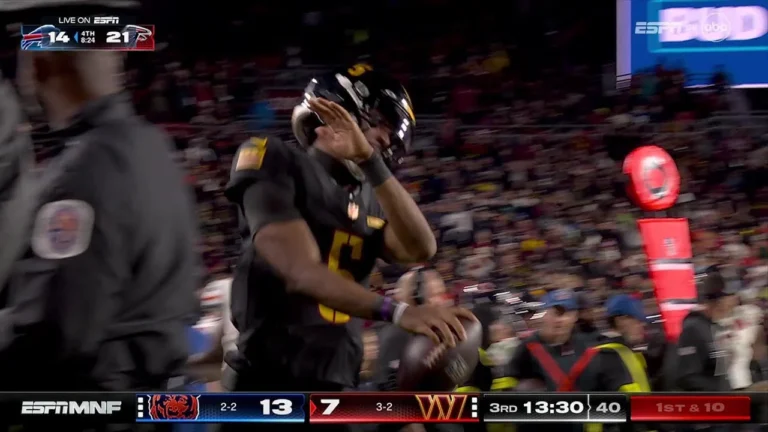 Jayden Daniels’ Best Plays From 3-TD Game vs. Bears on Monday Night Football Week 6