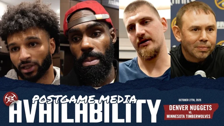 Full Denver Nuggets Postgame Media vs. MIN