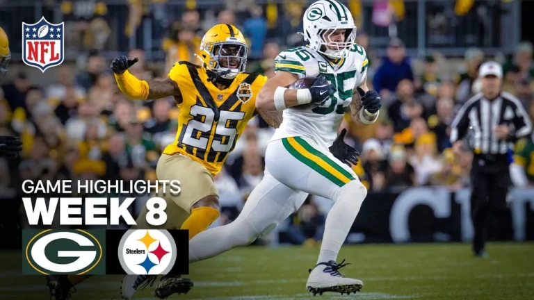 Green Bay Packers vs Pittsburgh Steelers Game Highlights 2025 NFL Season Week 8