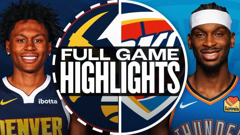 NUGGETS at THUNDER FULL GAME HIGHLIGHTS October 17, 2025