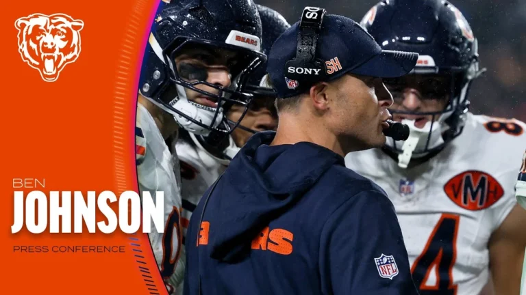 Ben Johnson reflects on Week 6 win, gives injury updates Chicago Bears