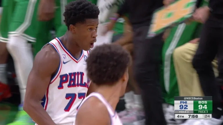Final 3:53 WILD ENDING 76ers vs Celtics October 22, 2025