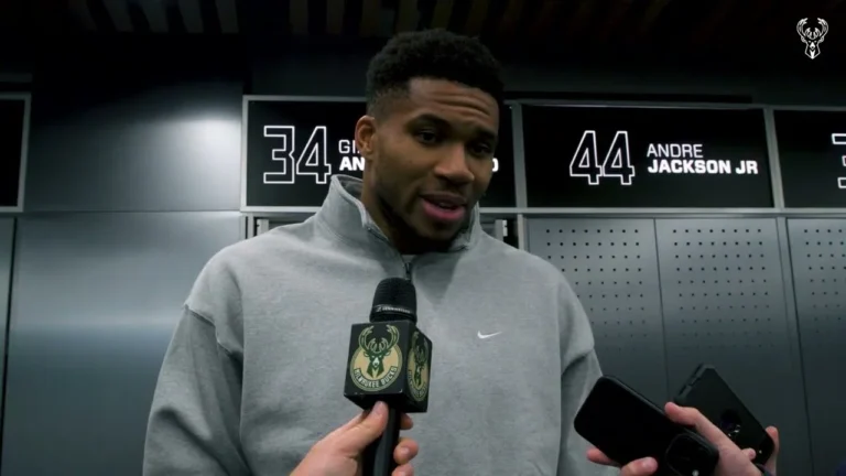 Giannis Antetokounmpo Postgame Media Availability 10.14.25