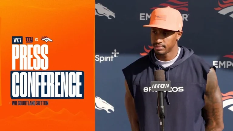 WR Courtland Sutton on the late Demaryius Thomas: D.T. means the world to me