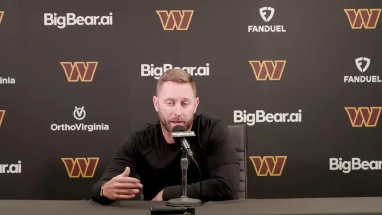LIVE: OC Kliff Kingsbury Speaks to the Media Before Practice Washington Commanders