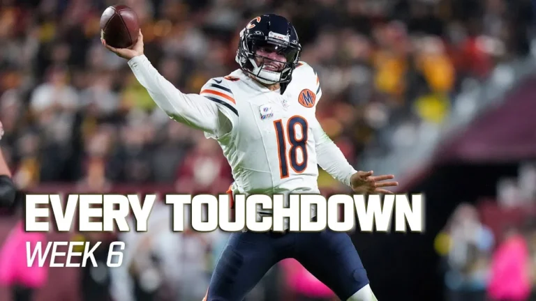 Every Touchdown from Week 6 2025 NFL Season