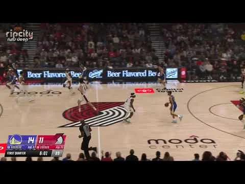 Deni Avdija was ON FIRE during the Blazer’s 139-119 Win Over the Warriors