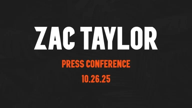 Zac Taylor Press Conference – October 26