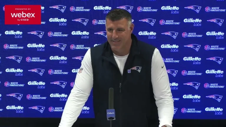 Mike Vrabel: We are Going to Try to Use All the Skill Players That We Have. Press Conference