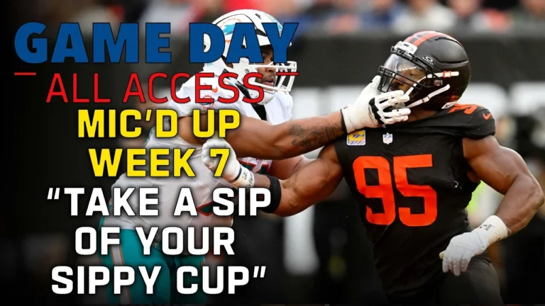 NFL Week 7 Mic’d Up! I tried to hit the SIUUU a couple times Game Day All Access