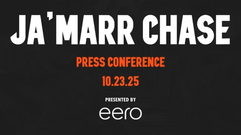 Ja’Marr Chase Press Conference – October 23