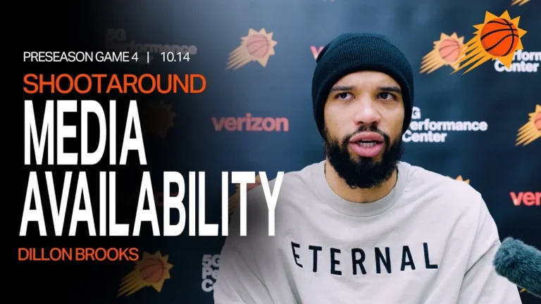 Dillon Brooks Shootaround Media Availbility Phoenix Suns 10-14-25