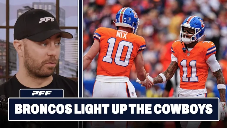 Dallas Cowboys vs. Denver Broncos Review PFF Grade Release Show