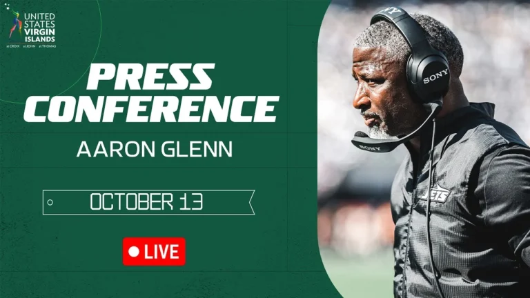 Aaron Glenn Press Conference (10 13) New York Jets