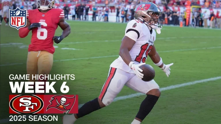San Francisco 49ers vs. Tampa Bay Buccaneers Game Highlights NFL 2025 Season Week 6