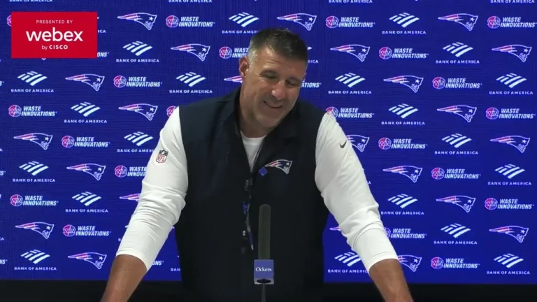 Mike Vrabel: We Always Try to Stay Consistent. Patriots Press Conference