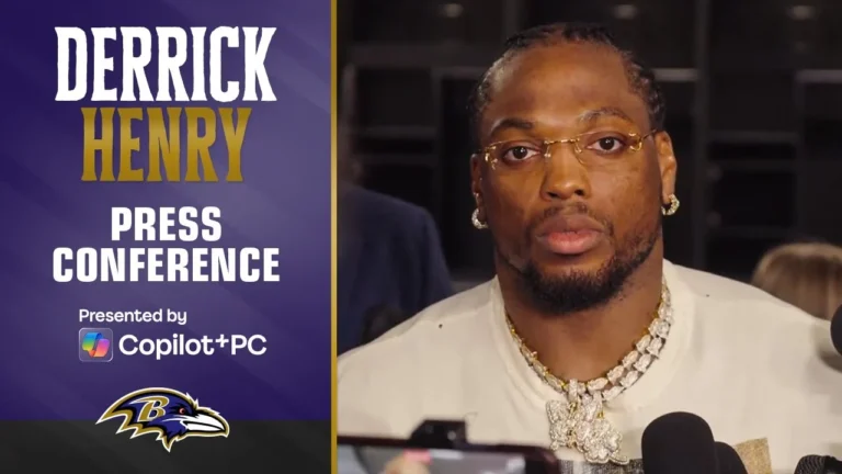 Derrick Henry on Passing Walter Payton in Career Rushing TDs Baltimore Ravens