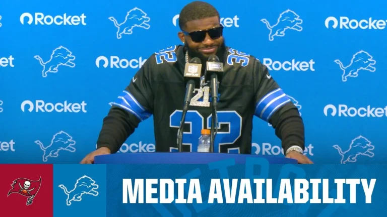 Detroit Lions players meet with the media 2025 NFL Regular Season Week 7: Lions vs. Buccaneers
