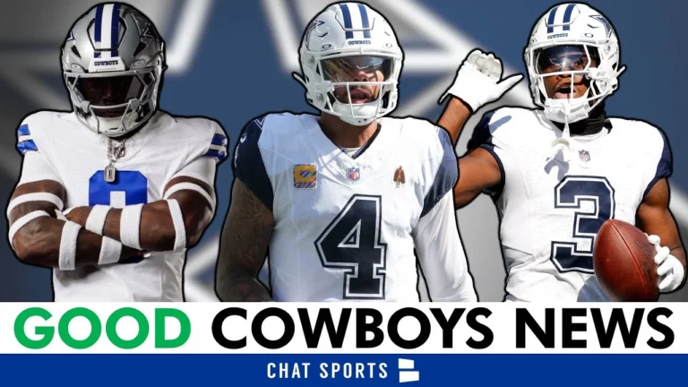 Cowboys Just Got A BUNCH Of Good News Ft DeMarvion Overshown, Injuries, George Pickens, Dak Prescott