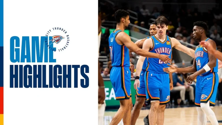 OKC Thunder at Indiana Pacers Preseason Game Highlights October 11, 2025