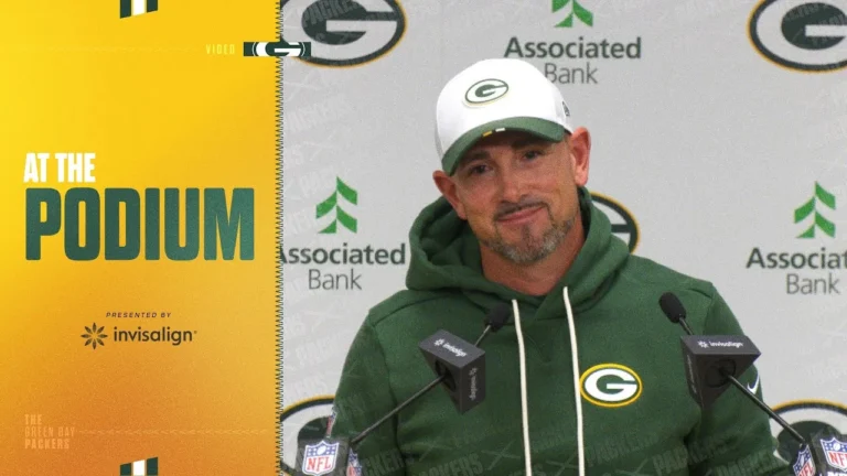 Matt LaFleur reacts to Jordan Love’s Week 8 performance: ‘He played a complete game’