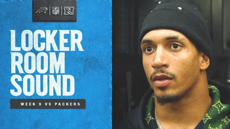 Chuba Hubbard on his first time playing at Lambeau Field Carolina Panthers