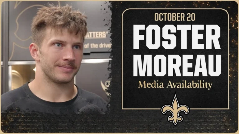 Foster Moreau on consistency, changing results New Orleans Saints