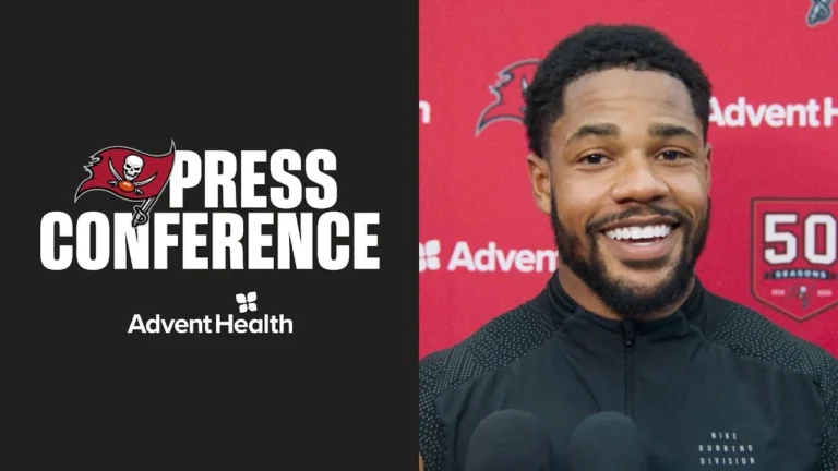 Sterling Shepard, Tristan Wirfs & More on MNF Matchup Press Conferences Tampa Bay Buccaneers