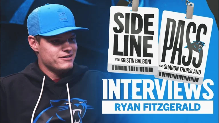 Sideline Pass: Interview with Ryan Fitzgerald Carolina Panthers