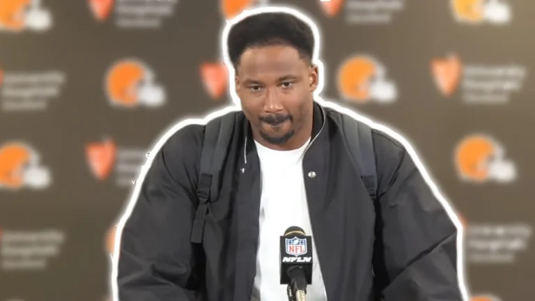Myles Garrett Postgame Press Conference Week 6 at Pittsburgh Steelers