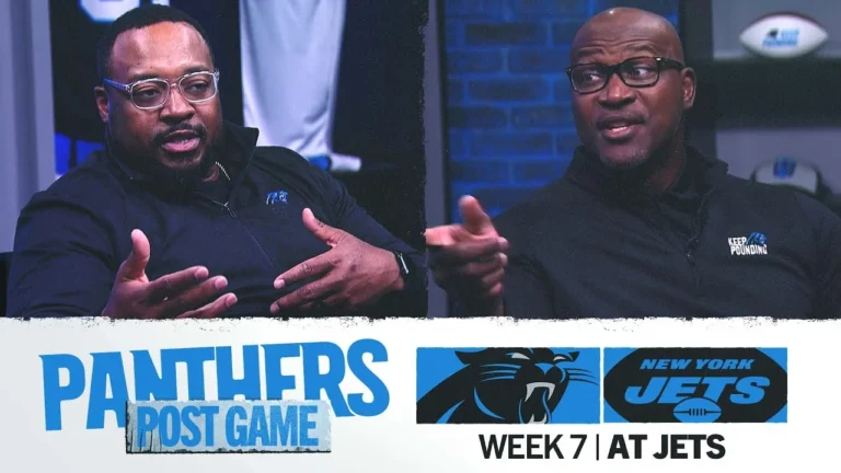 Panthers vs Jets Week 7 Reaction Postgame Show Carolina Panthers