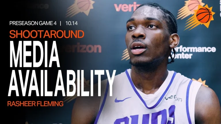 Rasheer Fleming Shootaround Media Availability Phoenix Suns 10-14-25