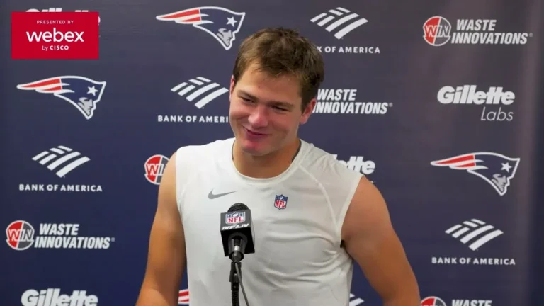 Drake Maye: It’s About Making Good Decisions. Patriots Press Conference