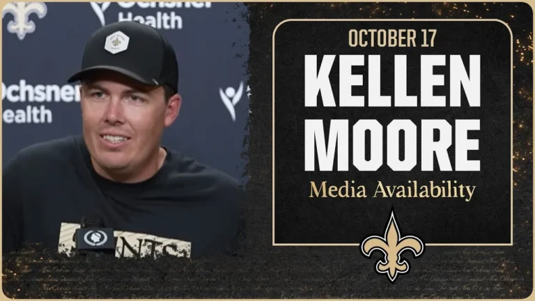 Kellen Moore previews Week 7 vs. Bears New Orleans Saints