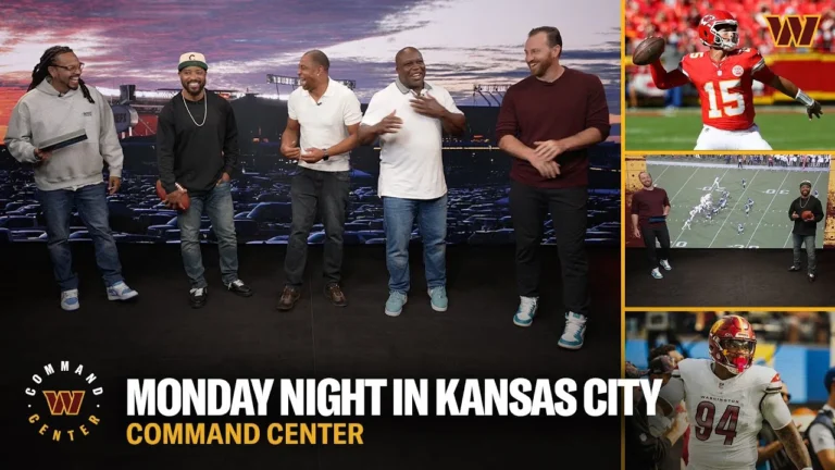 Commanders at Chiefs London Fletcher Kansas City Offense Film Room Command Center Washington