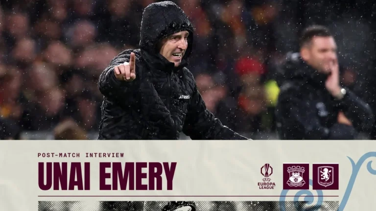 POST MATCH Unai Emery on defeat to Go Ahead Eagles