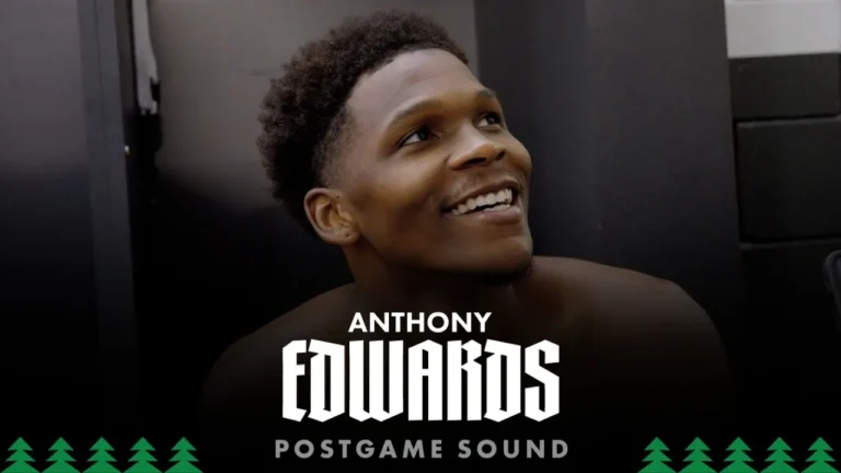 Our Defense Won Us The Game Anthony Edwards Postgame Sound 10.23.25