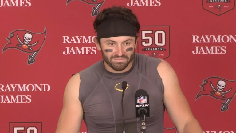 Baker Mayfield Discusses 5-1 Start After Win vs. 49ers Press Conference Tampa Bay Buccaneers