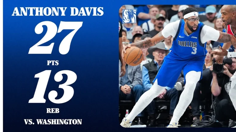 Anthony Davis (27 PTS 13 REB) vs. Washington Wizards October 24, 2025
