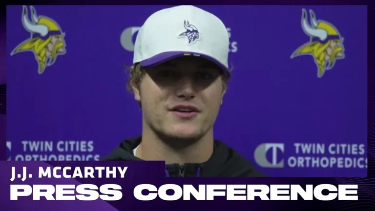J.J. McCarthy Press Conference October 15, 2025 Vikings vs. Eagles