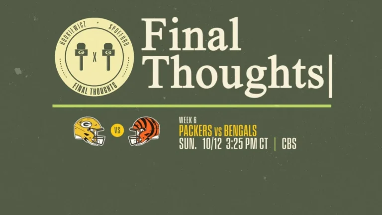 Final Thoughts: Packers vs. Bengals Week 6