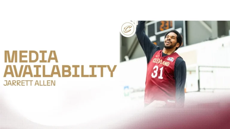 Cavs Practice Jarrett Allen Media Availability 10.21.2025