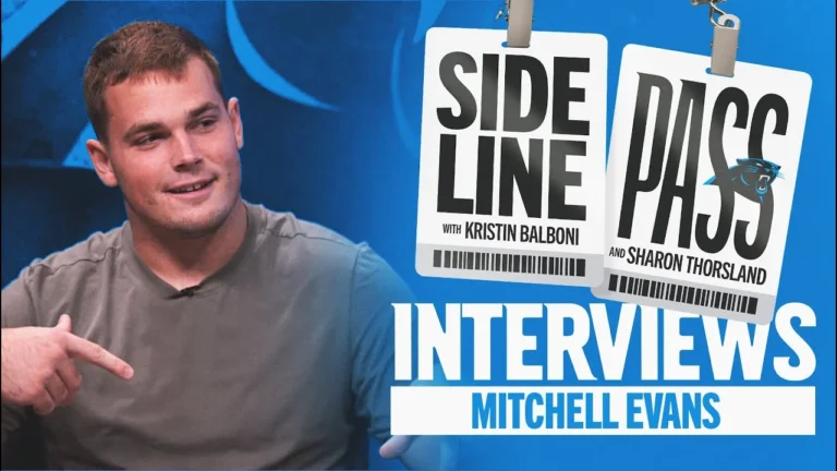 Sideline Pass: Interview with Mitchell Evans Carolina Panthers