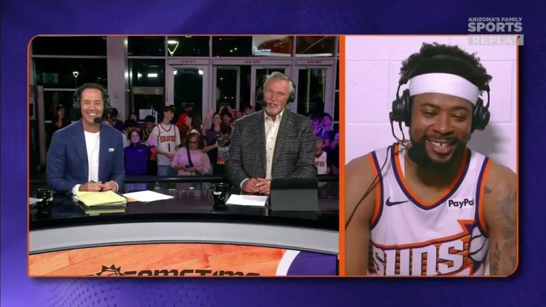 Jordan Goodwin Broadcast Interview with Tom Chambers and Tom Leander following win 10-14-25