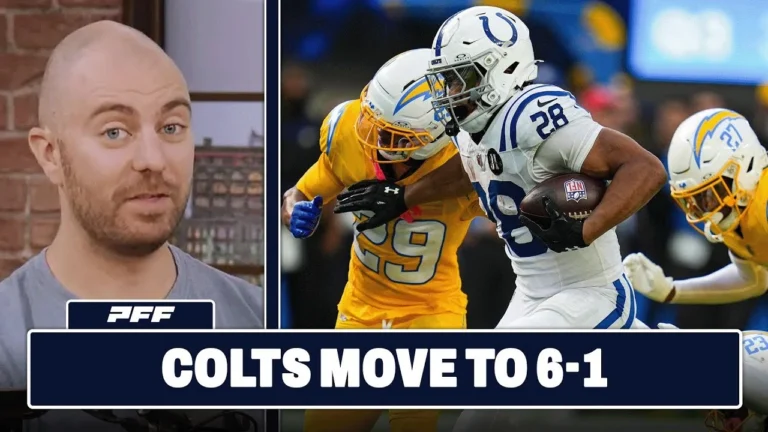 Indianapolis Colts vs. Los Angeles Chargers Review PFF Grade Release Show