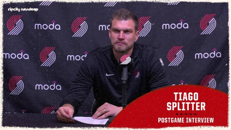 Tiago Splitter on the Blazers Playing Hard, Jrue Holiday’s Performance, and Win Over the Utah Jazz