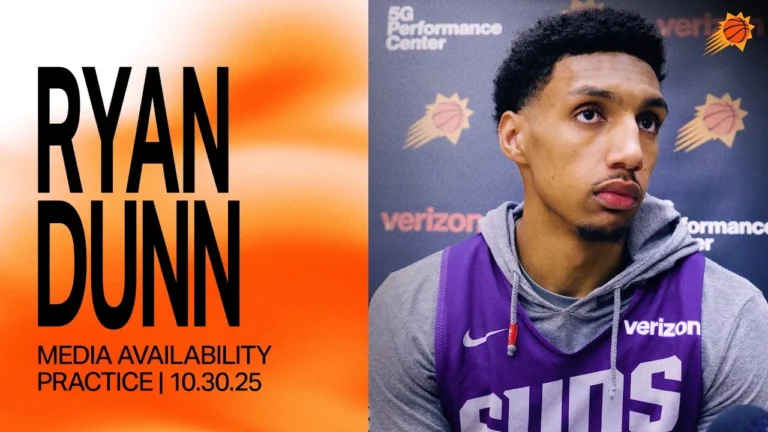 Ryan Dunn Practice Media Availability Phoenix Suns 10-30-25